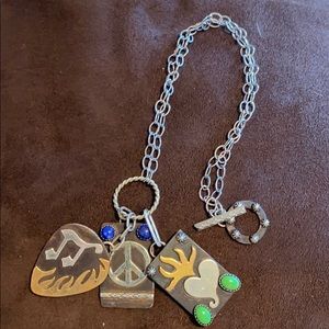 Serena silver necklace